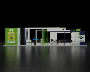 غرفه سازی نئوپان شرکت برقاپ نمایشگاه برق شیراز